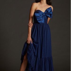 Tulle Bow-Tie Midi Dress